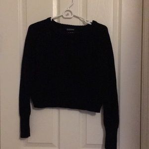 Cropped Fisherman Sweater