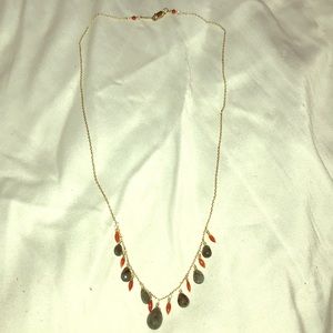 Necklace with precious stones