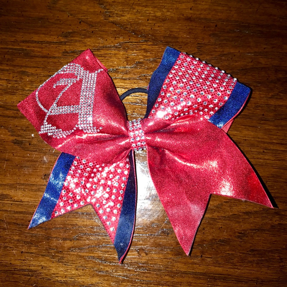 Monogrammed Cheer Bow