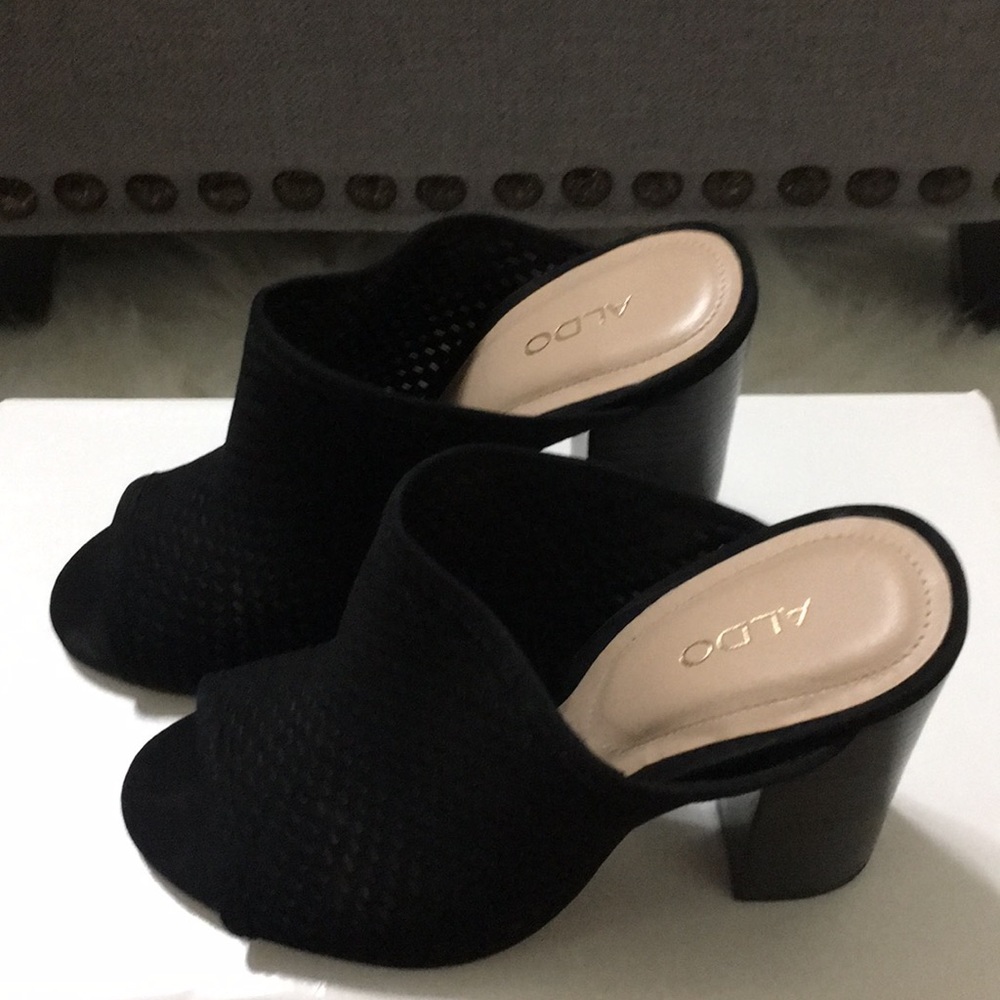 Never used Aldo black mule