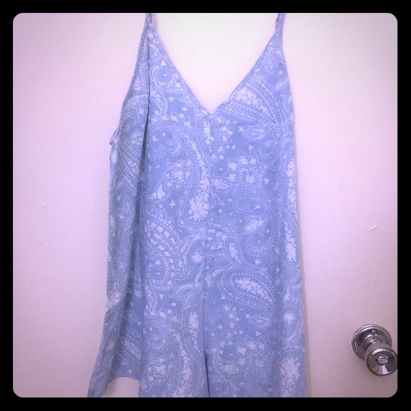 Tobi blue romper Size Medium - Picture 1 of 3