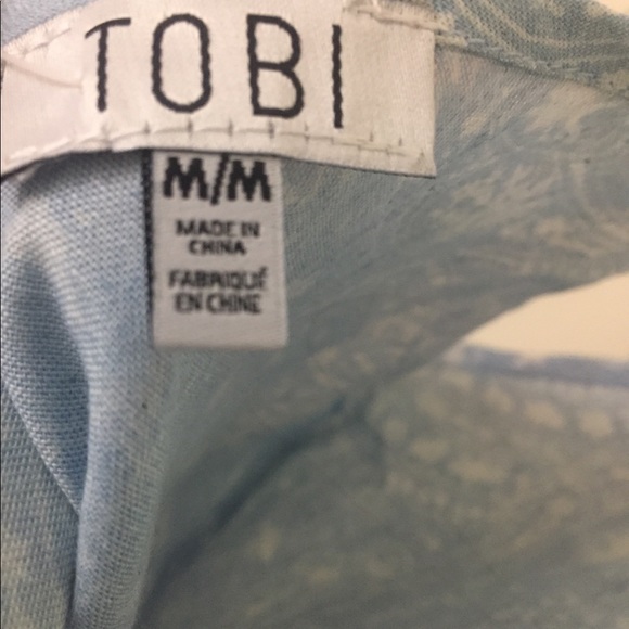 Tobi blue romper Size Medium - Picture 3 of 3