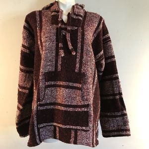 Purple Wine Baja Drug Rug Hoodie