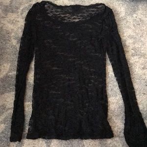 Lace long sleeve top