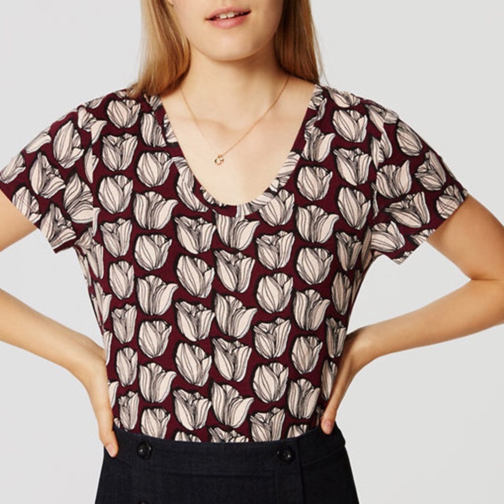 LOFT Tulip Vintage Soft Tee