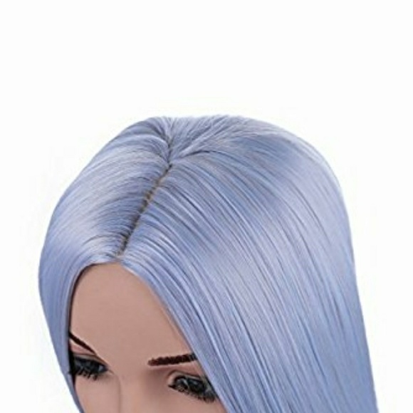 Silver Blue Wig
