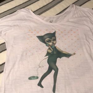 Vintage Pin Up Batgirl shirt
