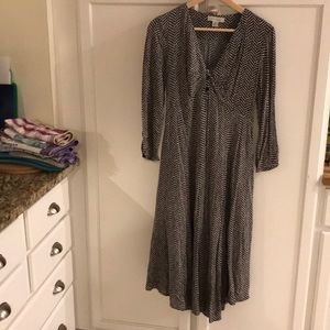 Anthro size small midi dress