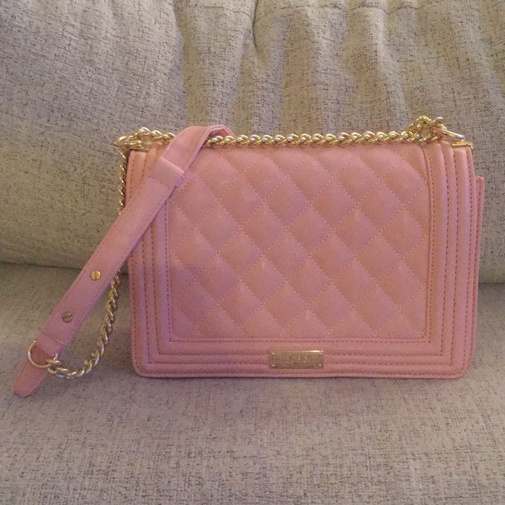 BCBG Pink Quilted Purse