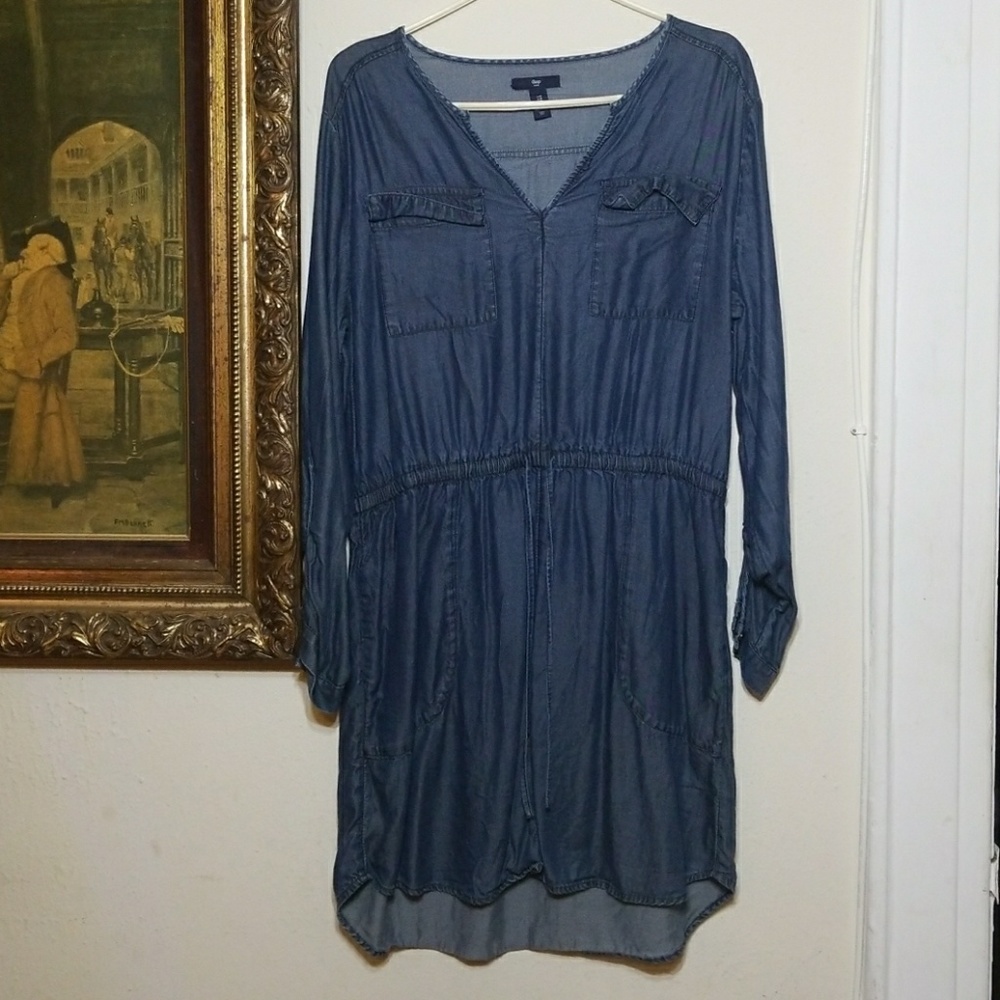 Gap Denim Long Dress Size Medium New no Tags