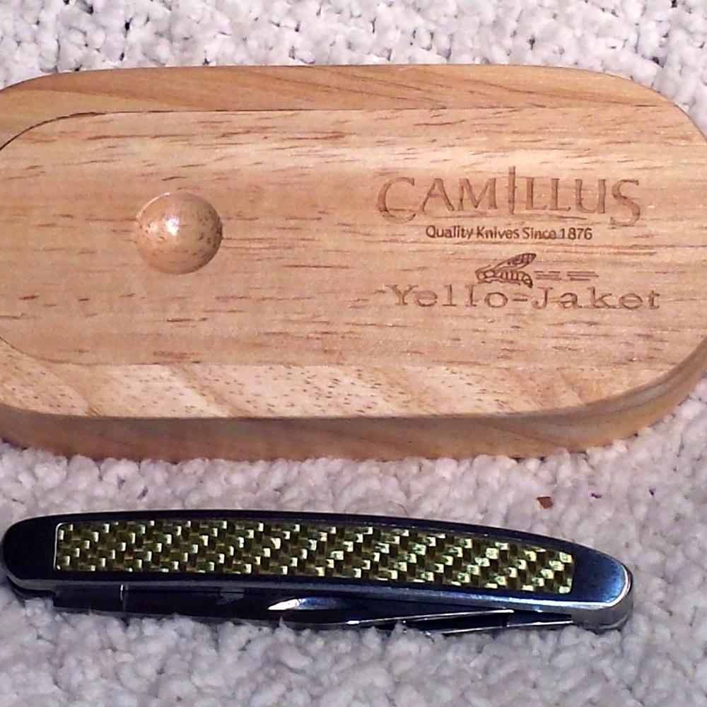 LAST ONE:  Camillus Yello Jaket