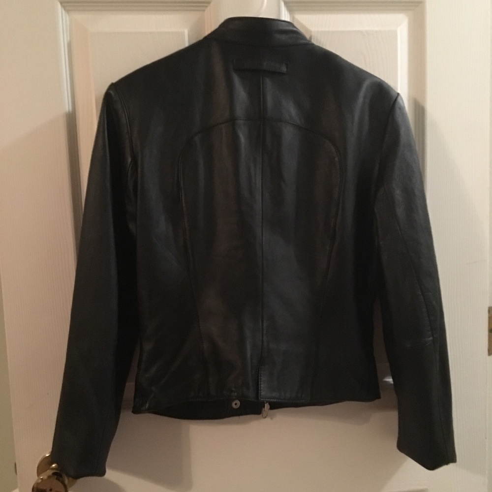 Wilson's black leather jacket - Picture 3 of 4