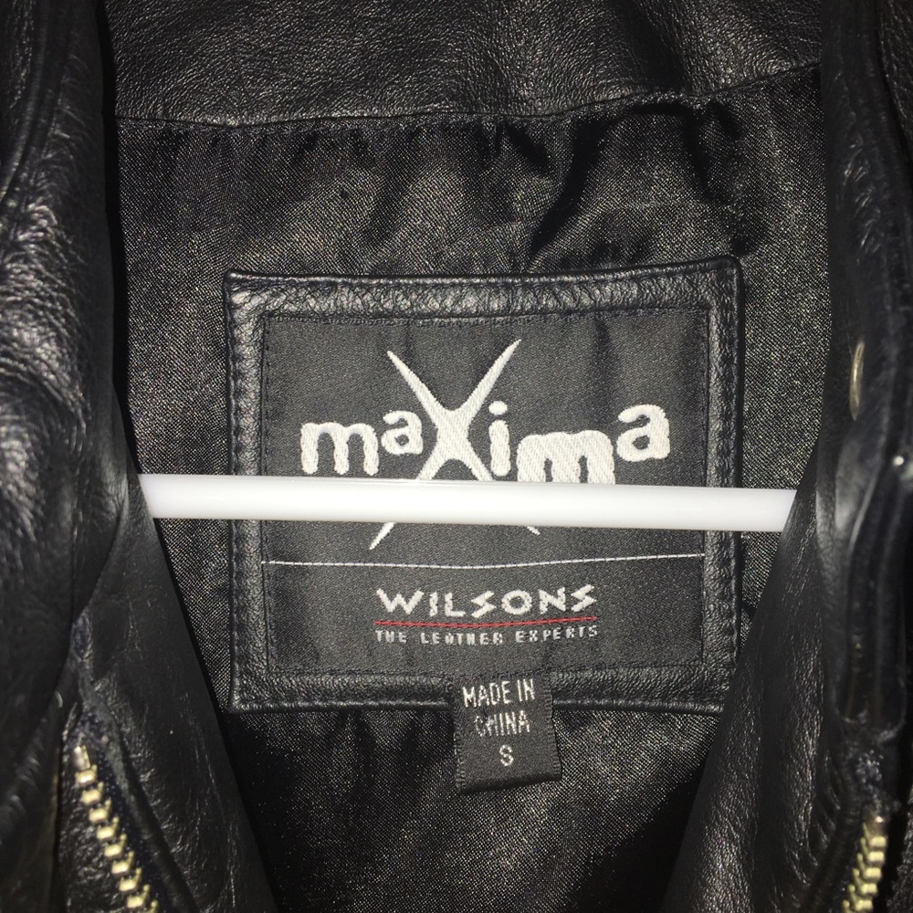 Wilson's black leather jacket - Picture 4 of 4