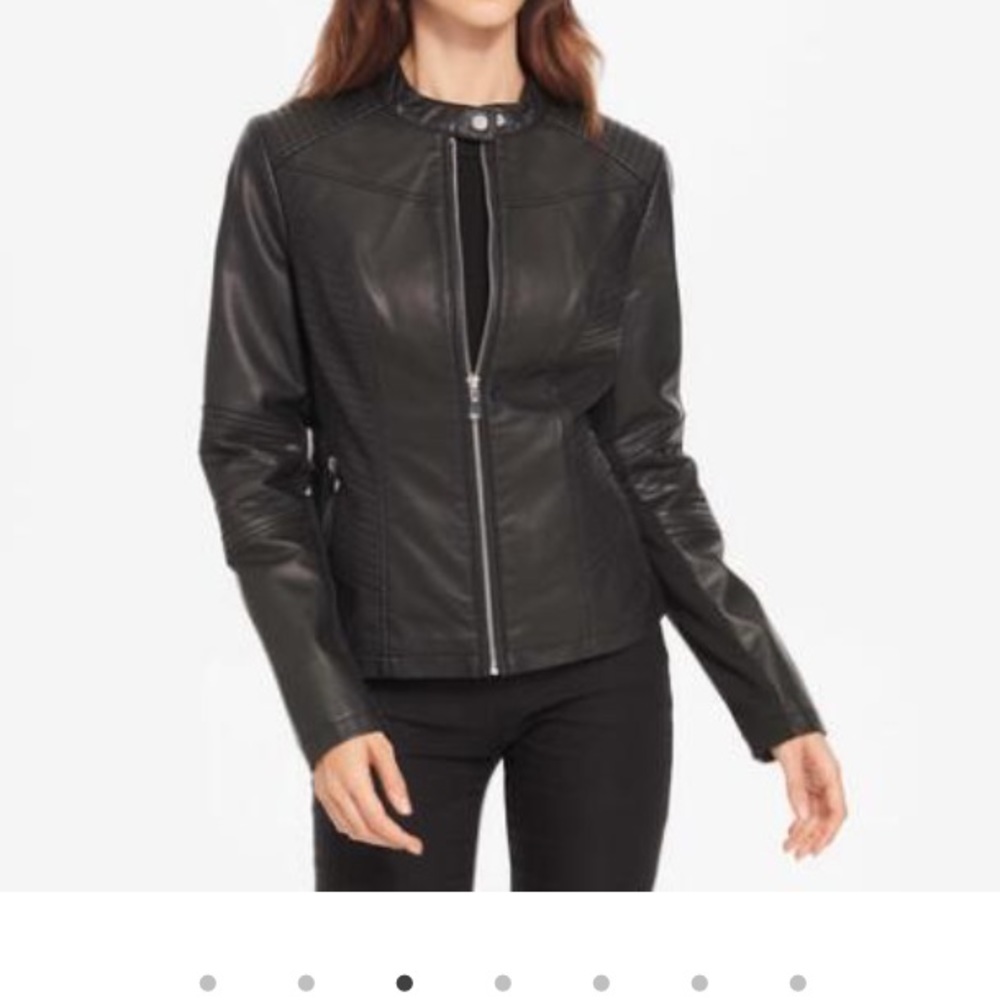 Wilson's black leather jacket