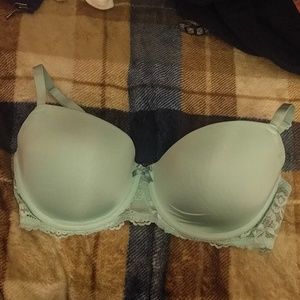 Mint green lacey Bra