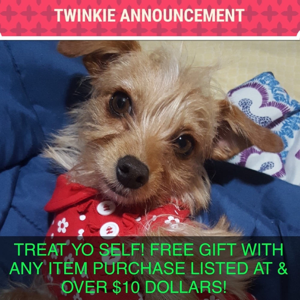 Free Gift w/ purchase at or over $10 dollars.