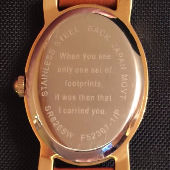 Jewelry Footprints In The Sand Watch Poshmark