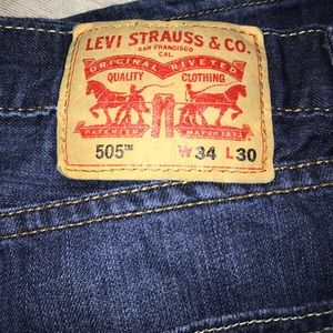 Men's Levi Dark Jeans 34x30
