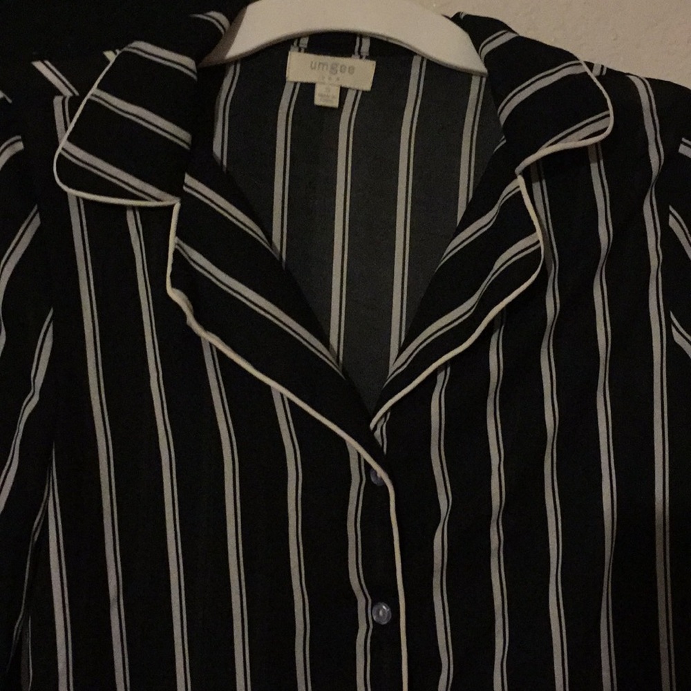 Pinstriped blouse