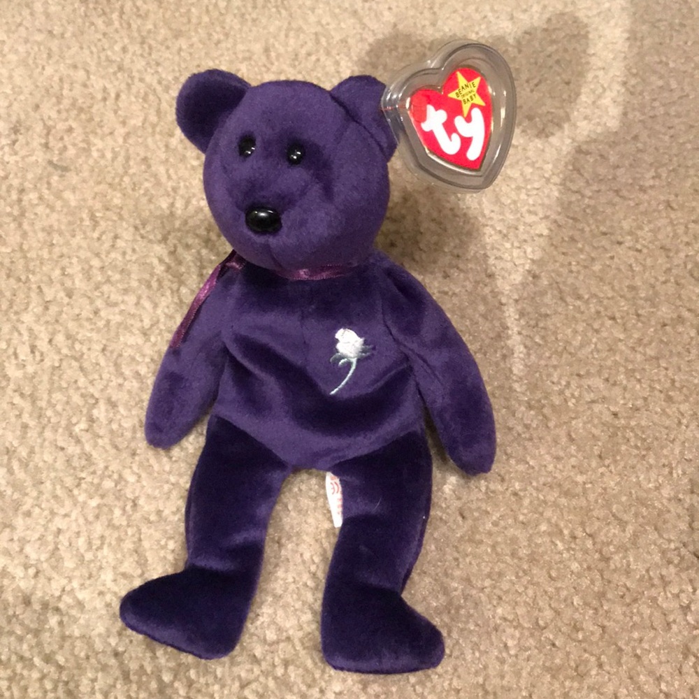 Original Princess Diana Bear TY Beanie Baby