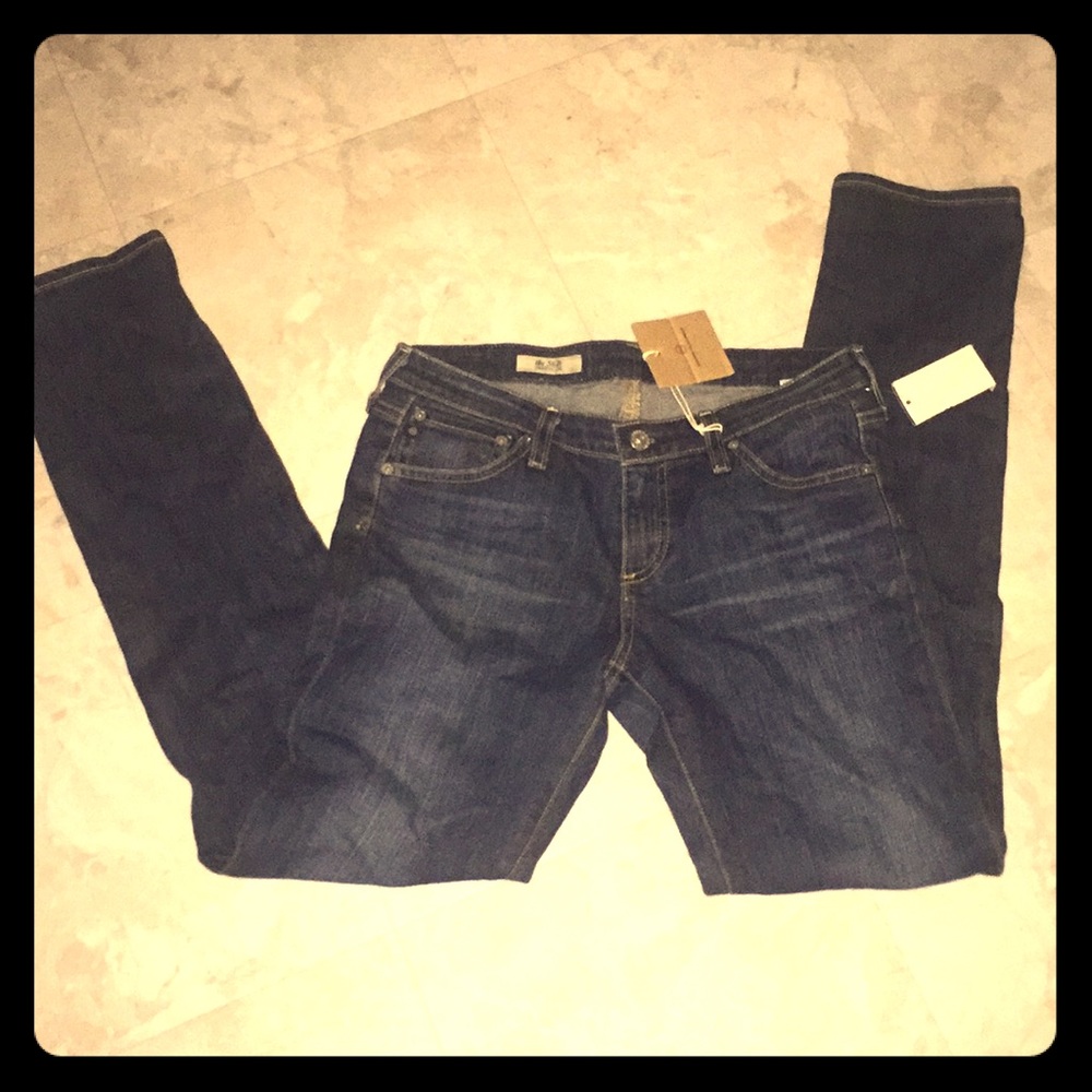 AG jeans, the stilt, sz 28, med blue