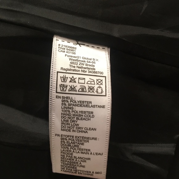 Black one button Forever 21 blazer sz S - Picture 6 of 6