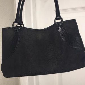 Authentic Gucci Monogram Shoulder Bag w/ Duster