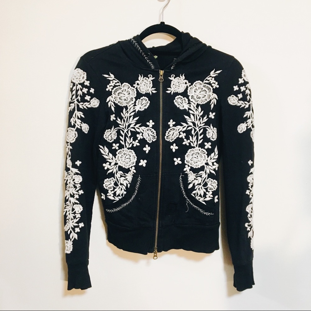 Free People embroidered sweater