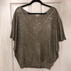 Gold Sequin Top