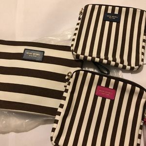 Henri Bendel Canvas pouches