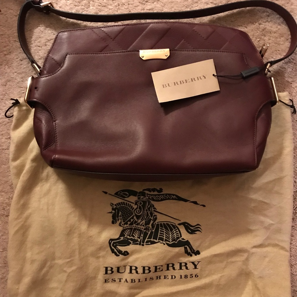 Burberry NWT leather bag
