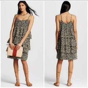 Who What Wear for Target tiered tulip print dress