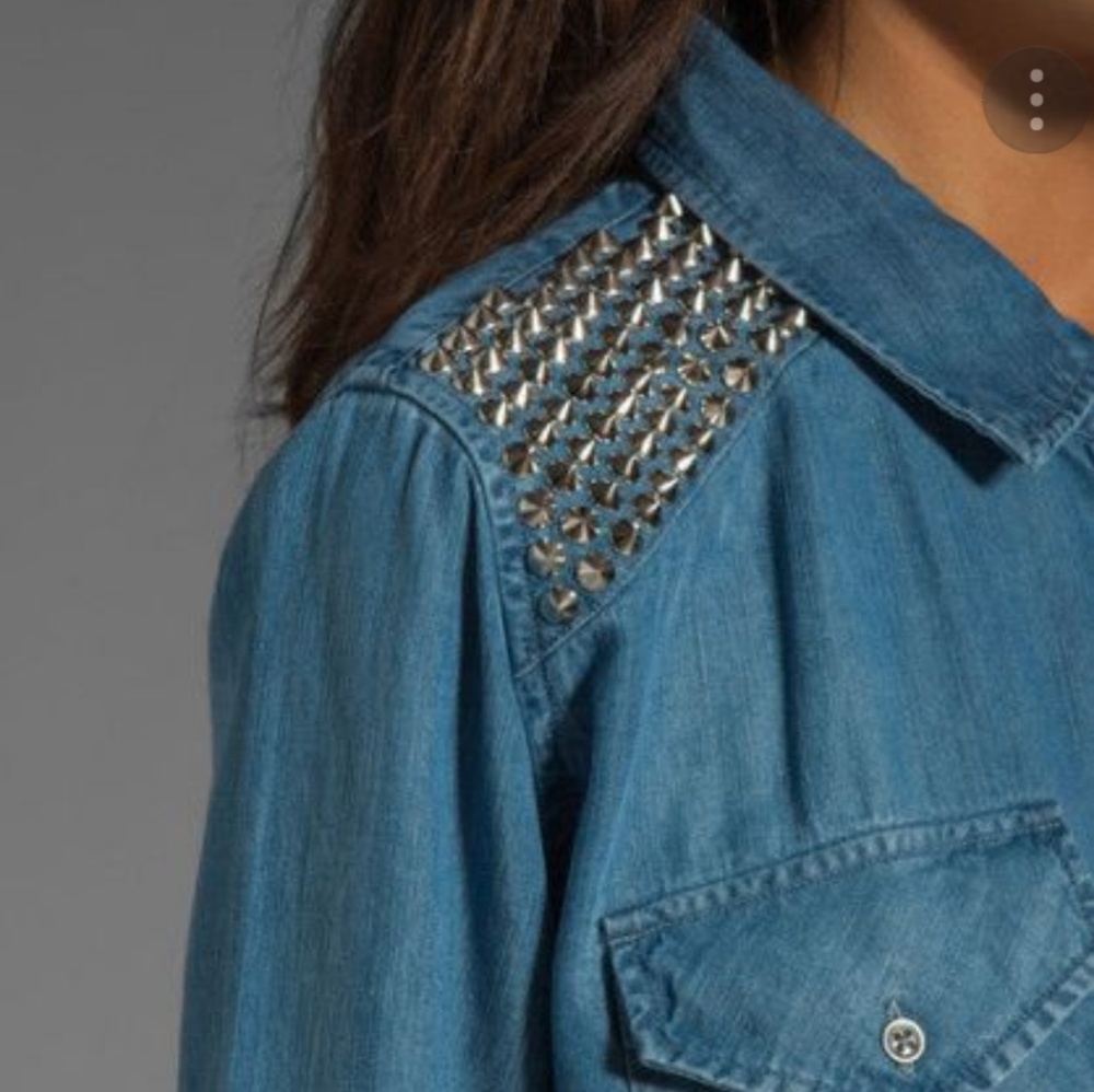 Rails *brand new* Studded Jean Shirt