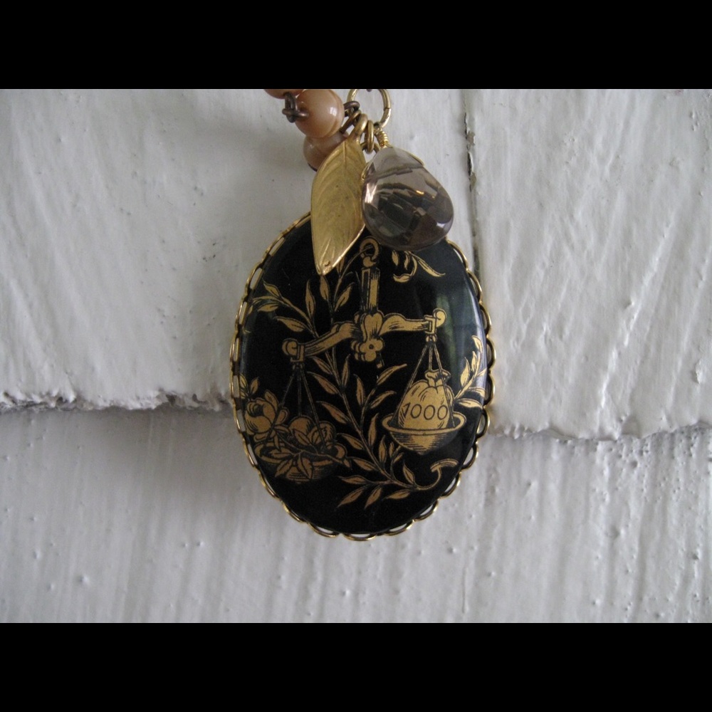 Anthropologie Libra Pendant Necklace