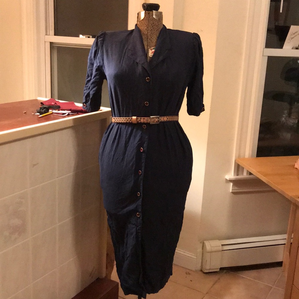 Vintage shirt dress.