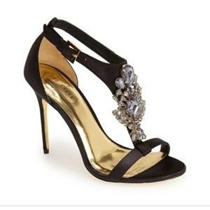 Ted Baker London Naiss Jeweled Open Toe Stiletto