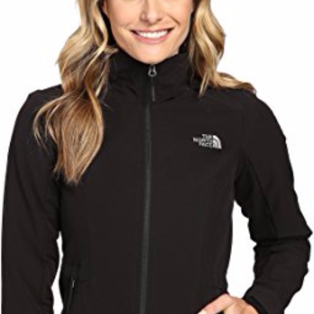 North Face Soft Shell Jacket with Hoodie XS