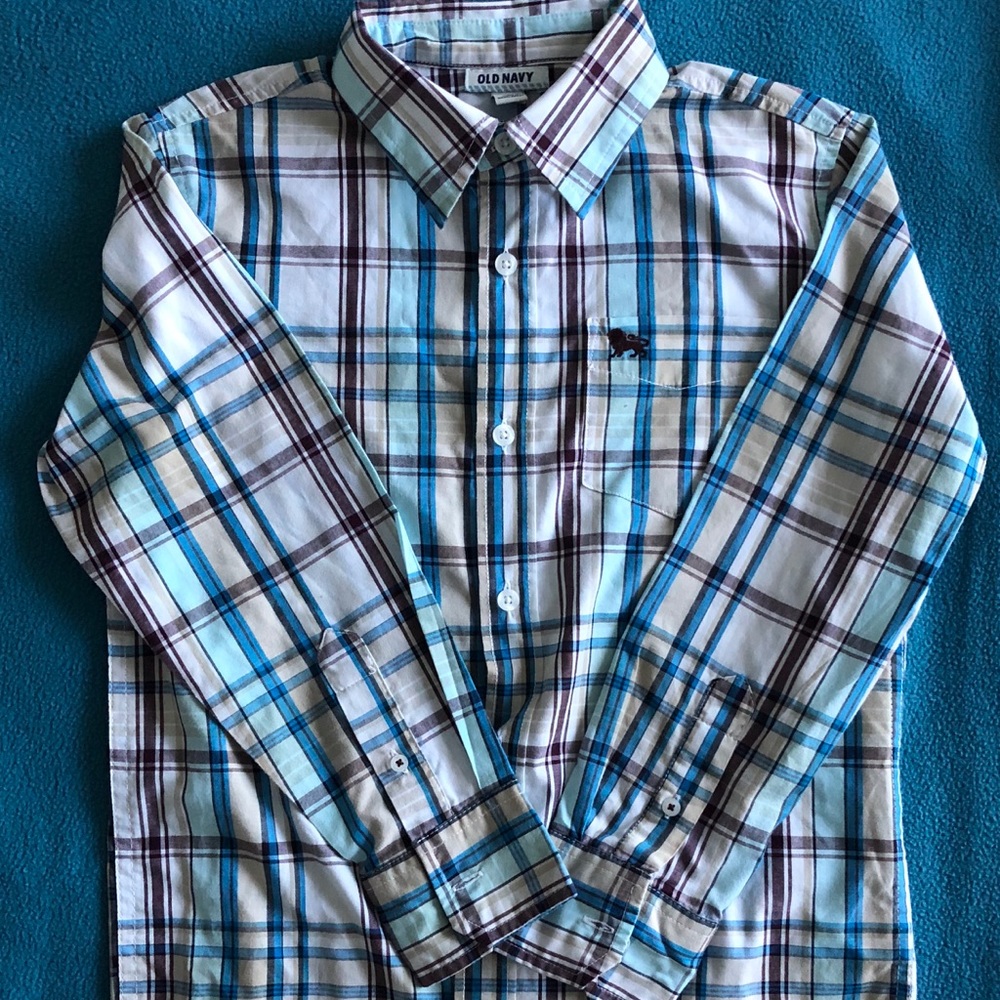 Old Navy Plaid Button Down Shirt