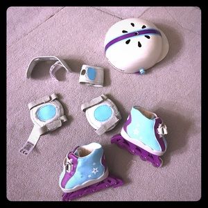 American girl doll roller skates!