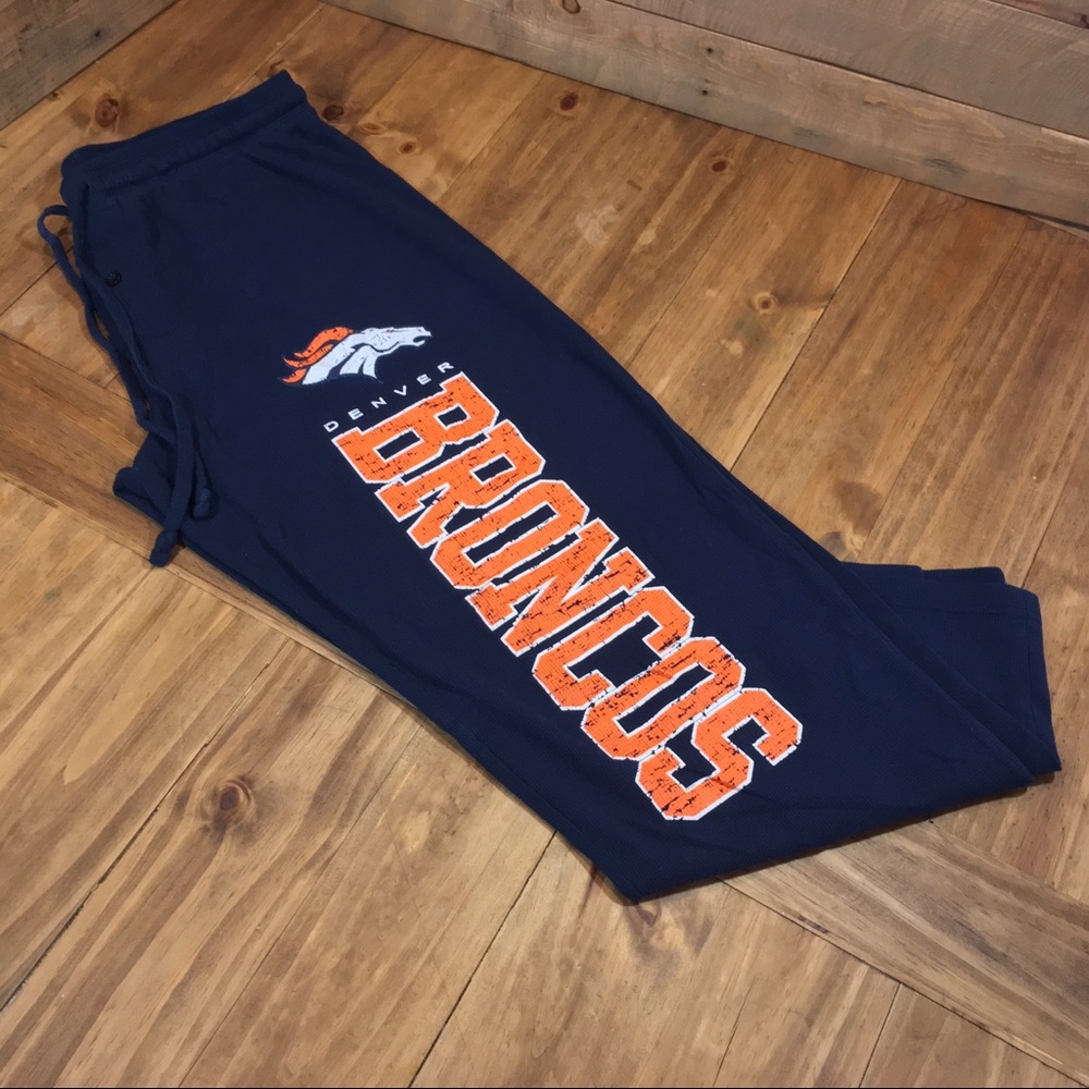 NFL TEAM APPAREL BRONCOS WAFFLE LOUNGE PANTS