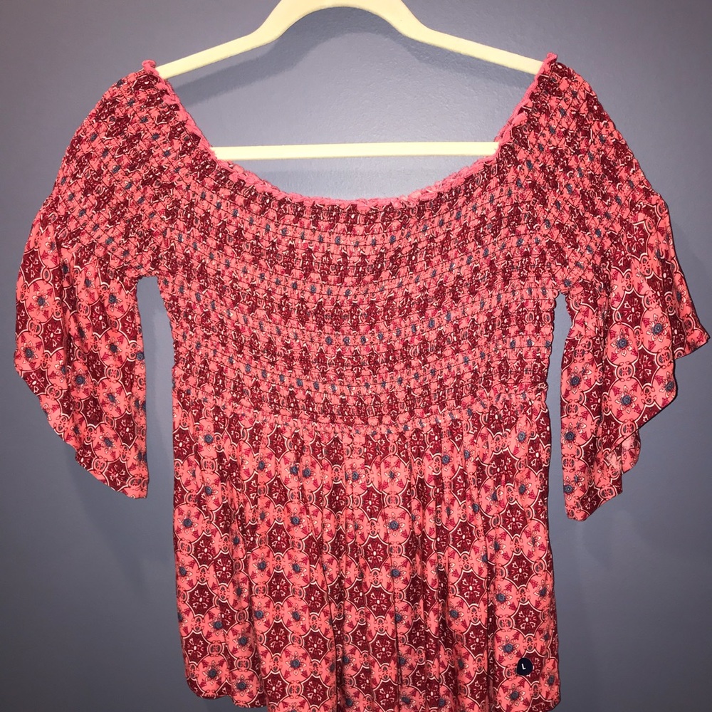 Off the shoulder blouse
