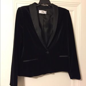 MANGO || Women's Blazer || Black Velvet