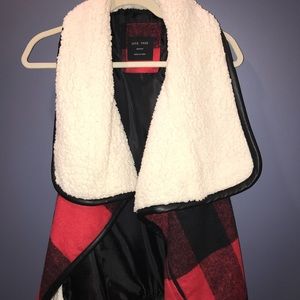 Plaid sweater vest