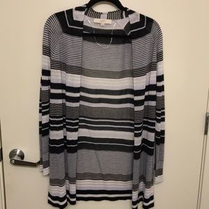 LOFT Striped Cardigan