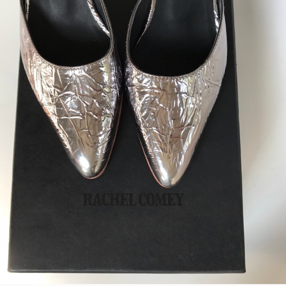 Rachel Comey Tetra Gaping Foil Silver Mary Jane - Picture 2 of 5