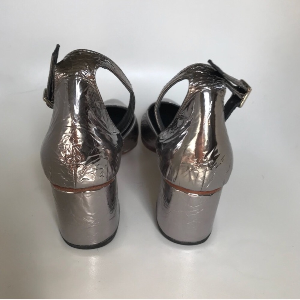 Rachel Comey Tetra Gaping Foil Silver Mary Jane - Picture 3 of 5