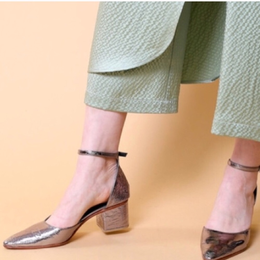 Rachel Comey Tetra Gaping Foil Silver Mary Jane - Picture 5 of 5