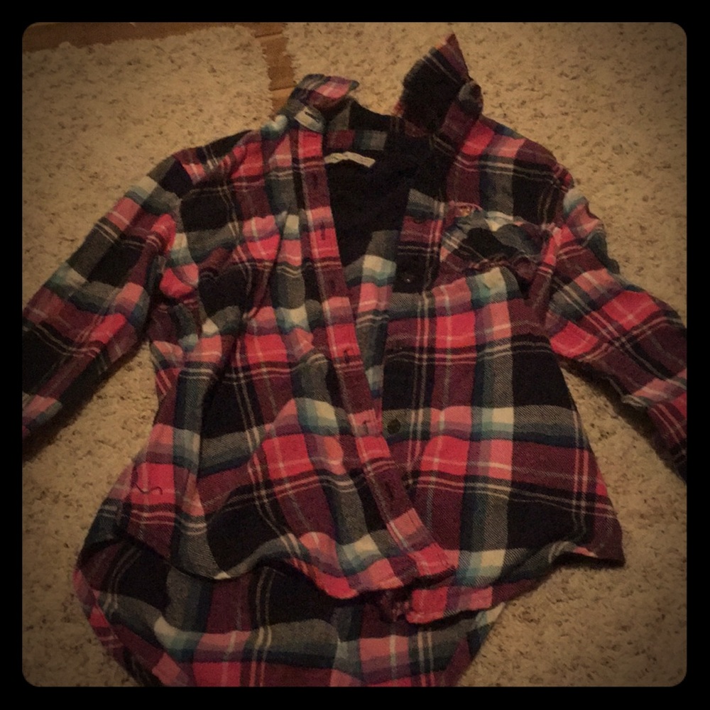 Girls Abercrombie flannel