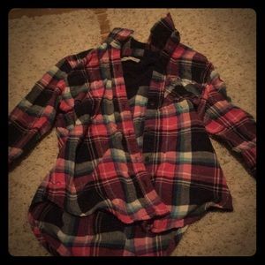 Girls Abercrombie flannel