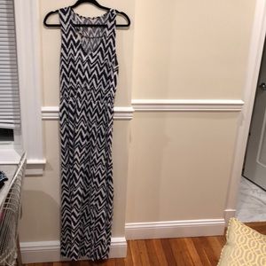 Lilly Pulitzer chevron maxi dress